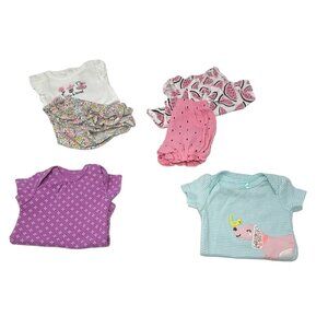 Baby Girl's - 2 Outfits, 2 Body‎ Suits - Size - NB
